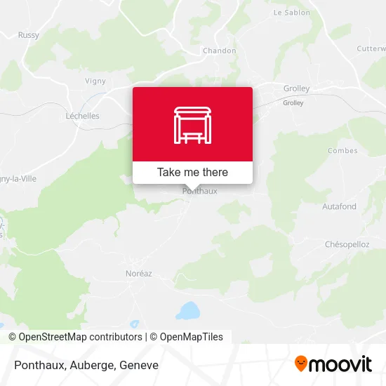 Ponthaux, Auberge map