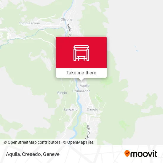 Aquila, Cresedo map