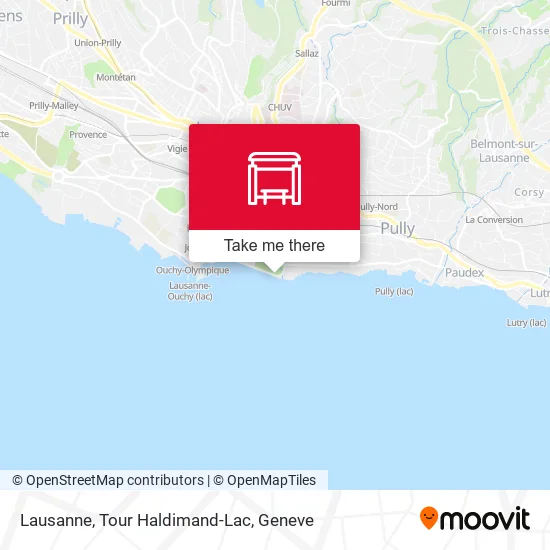 Lausanne, Tour Haldimand-Lac map