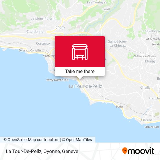 La Tour-De-Peilz, Oyonne map