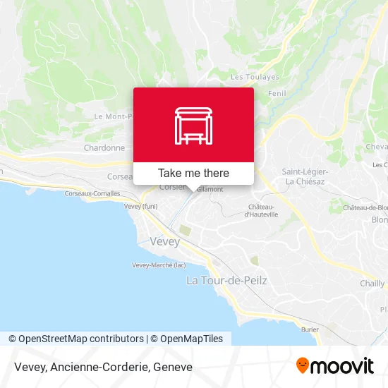 Vevey, Ancienne-Corderie map