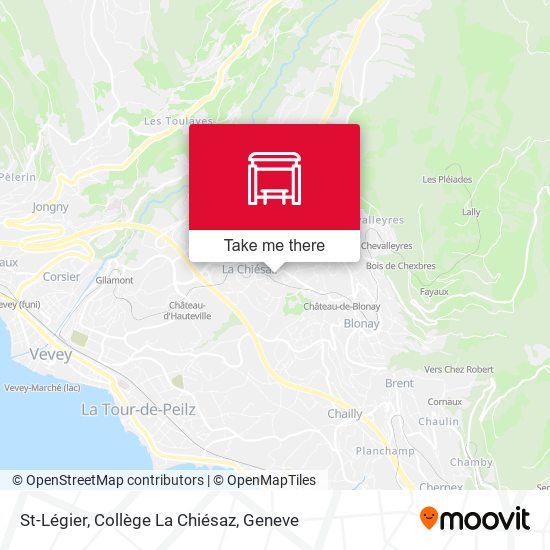 St-Légier, Collège La Chiésaz map