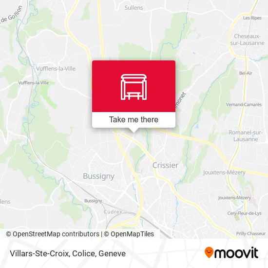 Villars-Ste-Croix, Colice map