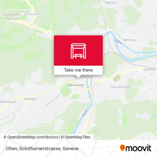 Olten, Solothurnerstrasse map