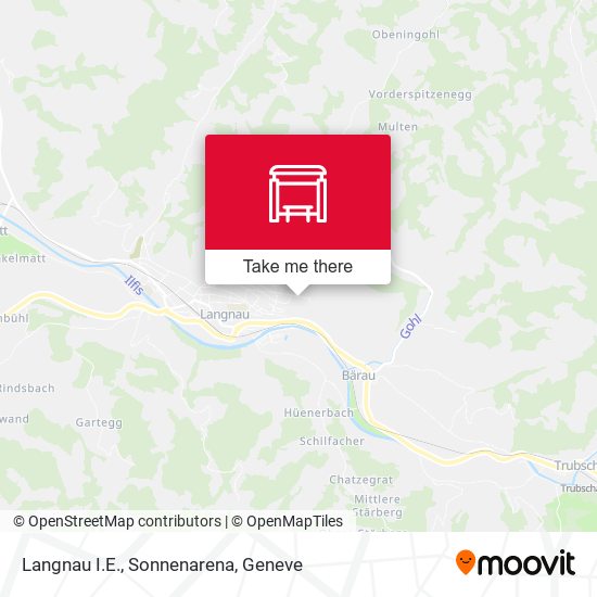 Langnau I.E., Sonnenarena map