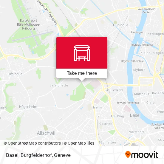 Basel, Burgfelderhof map