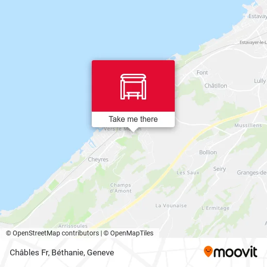 Châbles Fr, Béthanie map