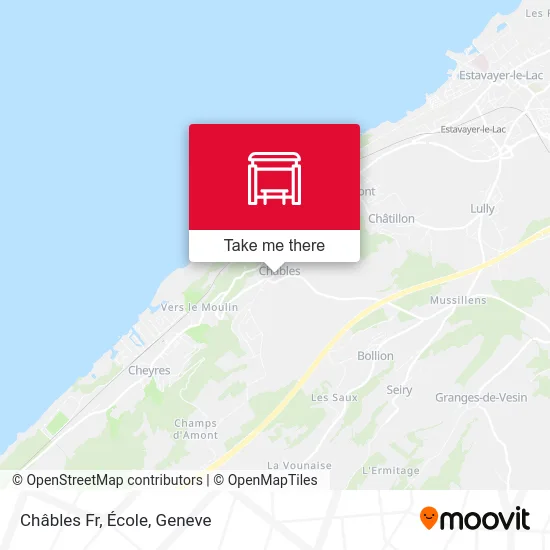 Châbles Fr, École map