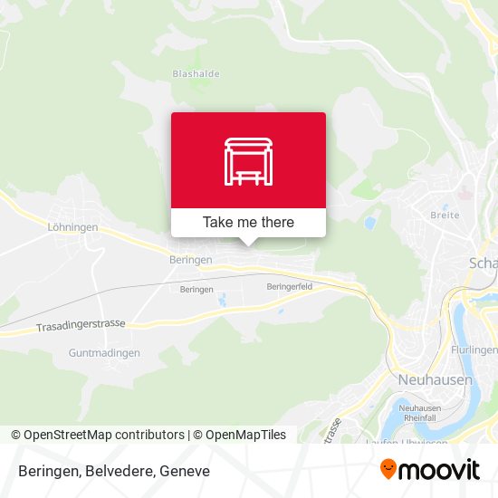 Beringen, Belvedere map