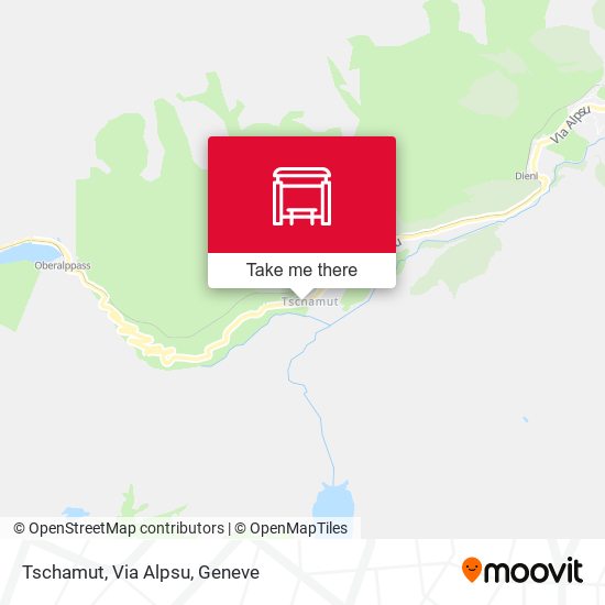 Tschamut, Via Alpsu map