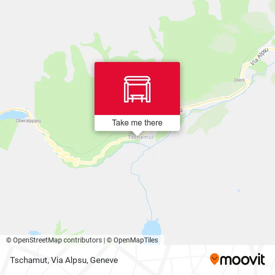 Tschamut, Via Alpsu map