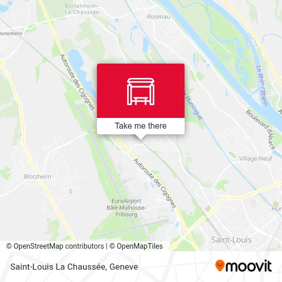 Saint-Louis La Chaussée map