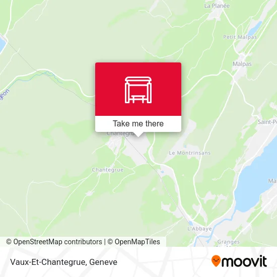 Vaux-Et-Chantegrue map