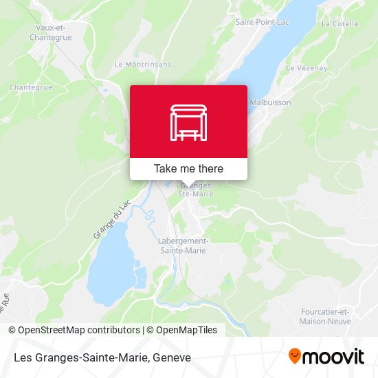 Les Granges-Sainte-Marie map