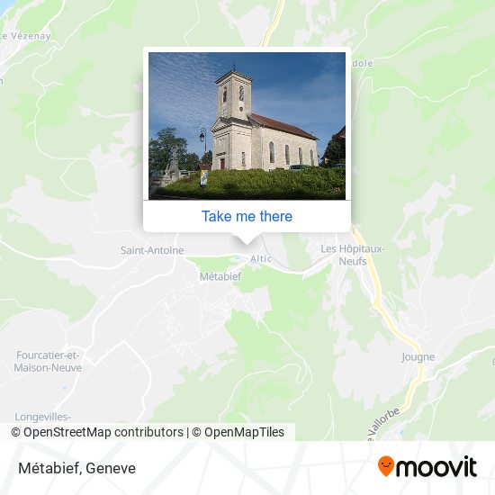 Métabief map