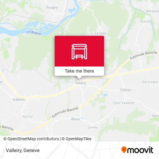 Valleiry map