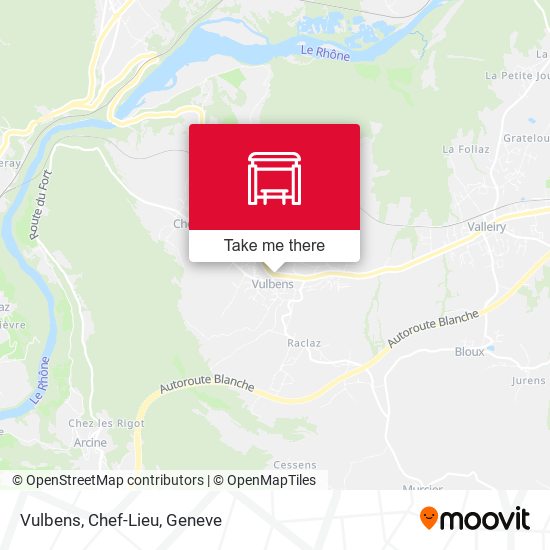 Vulbens, Chef-Lieu map