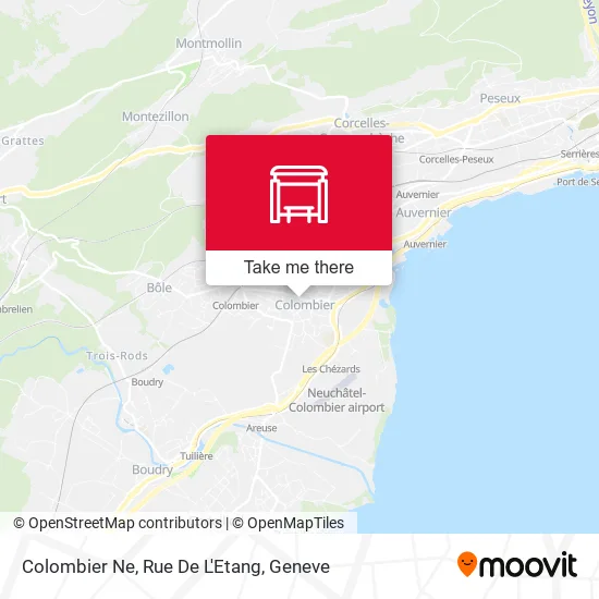 Colombier Ne, Rue De L'Etang map