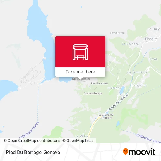 Pied Du Barrage map