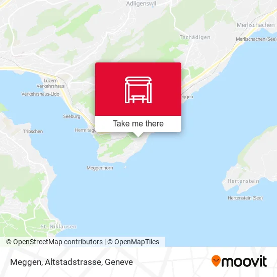 Meggen, Altstadstrasse map