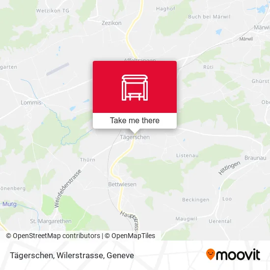 Tägerschen, Wilerstrasse map