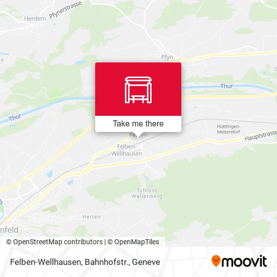 Felben-Wellhausen, Bahnhofstr. map