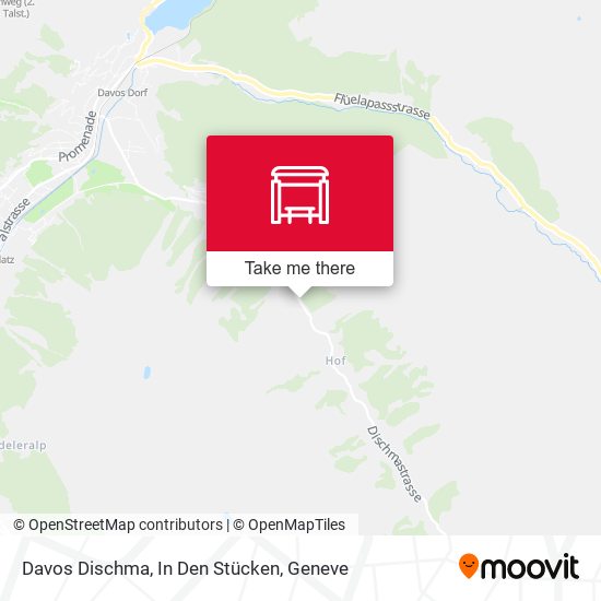 Davos Dischma, In Den Stücken map