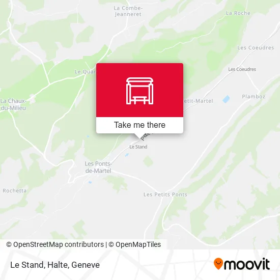 Le Stand, Halte map