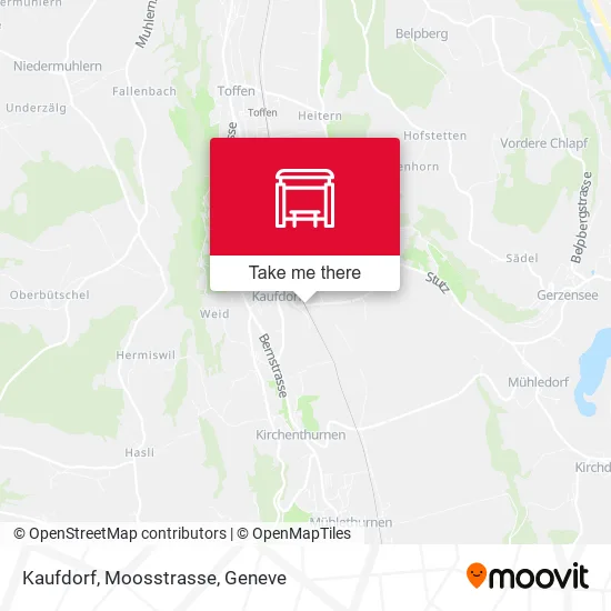 Kaufdorf, Moosstrasse map