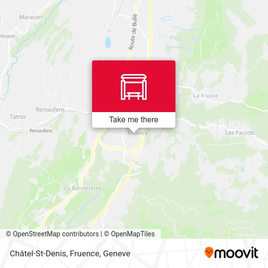 Châtel-St-Denis, Fruence map