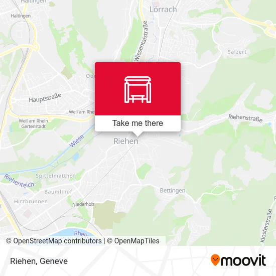 Riehen map