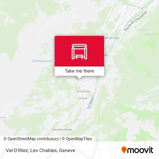 Val-D'Illiez, Les Chables map