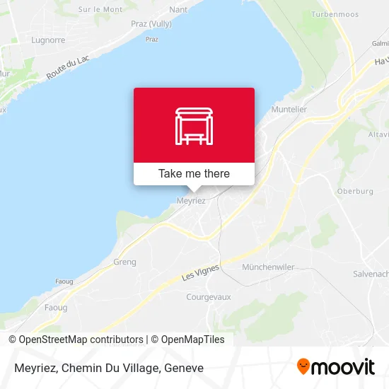 Meyriez, Chemin Du Village map