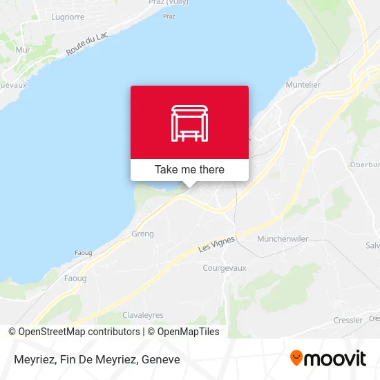 Meyriez, Fin De Meyriez map