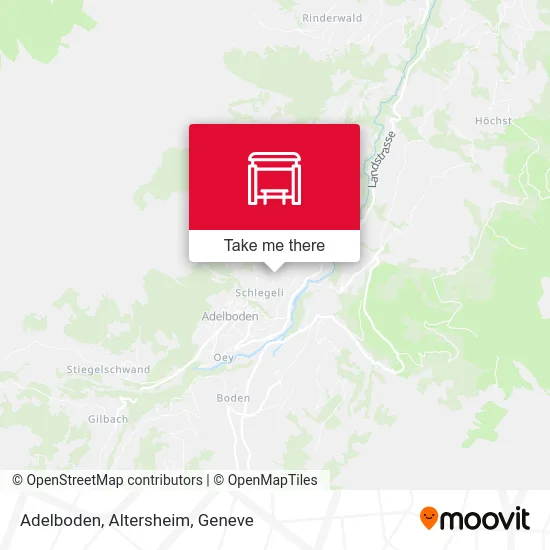 Adelboden, Altersheim map