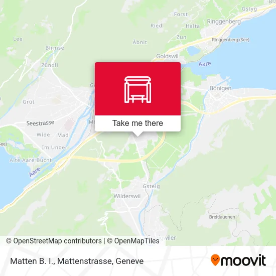 Matten B. I., Mattenstrasse map