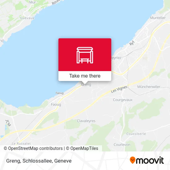 Greng, Schlossallee map