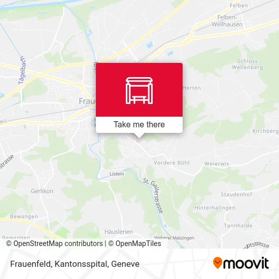 Frauenfeld, Kantonsspital map
