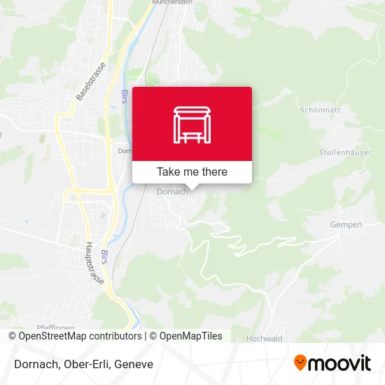 Dornach, Ober-Erli map