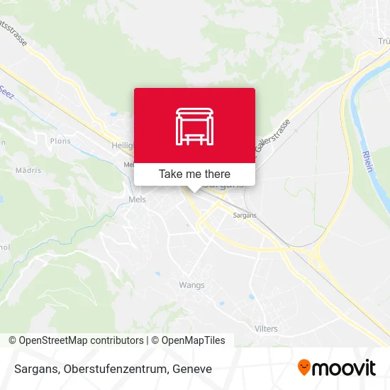 Sargans, Oberstufenzentrum map
