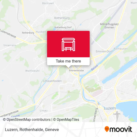 Luzern, Rothenhalde map