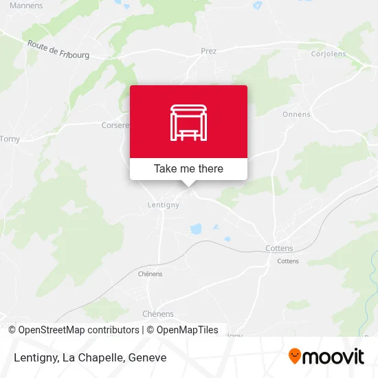 Lentigny, La Chapelle map