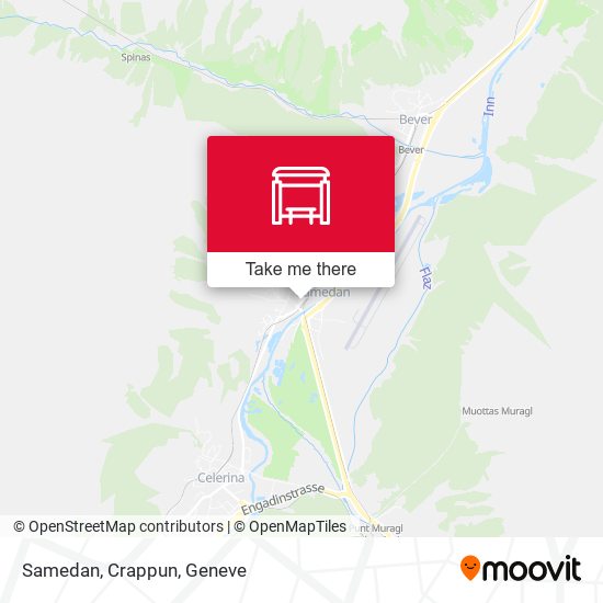 Samedan, Crappun Karte