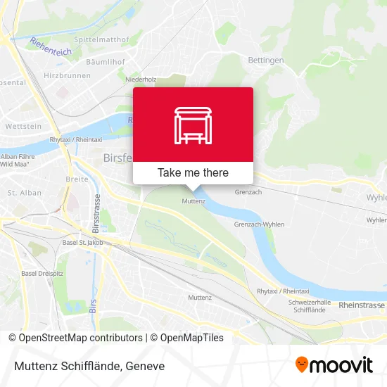 Muttenz Schifflände map