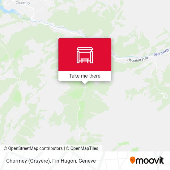 Charmey (Gruyère), Fin Hugon map