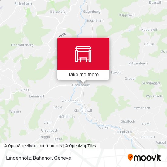 Lindenholz, Bahnhof map