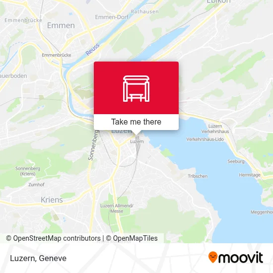 Luzern map