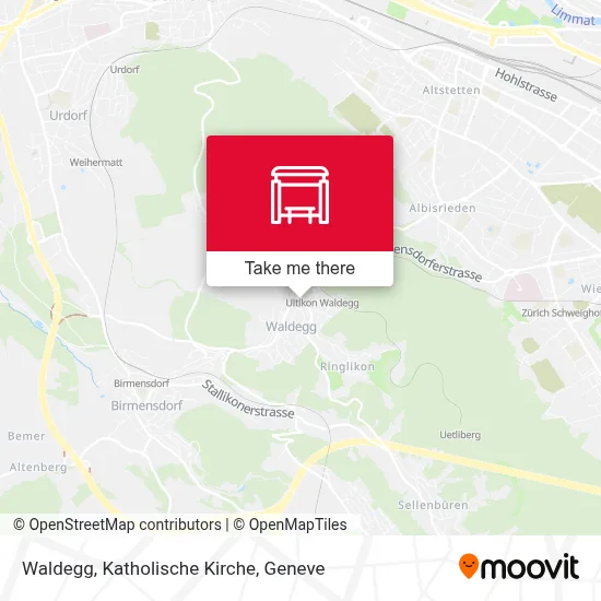 Waldegg, Katholische Kirche map