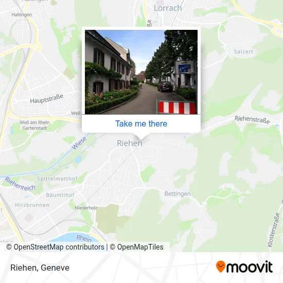 Riehen map
