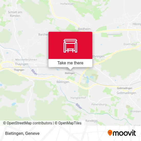 Bietingen map
